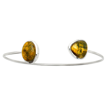 Natural Nellite Cuff Bangle Bracelet B-1004 SDB4985