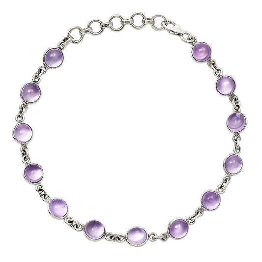 Natural Amethyst Cab - Brazil Bracelet B-1001 SDB5027