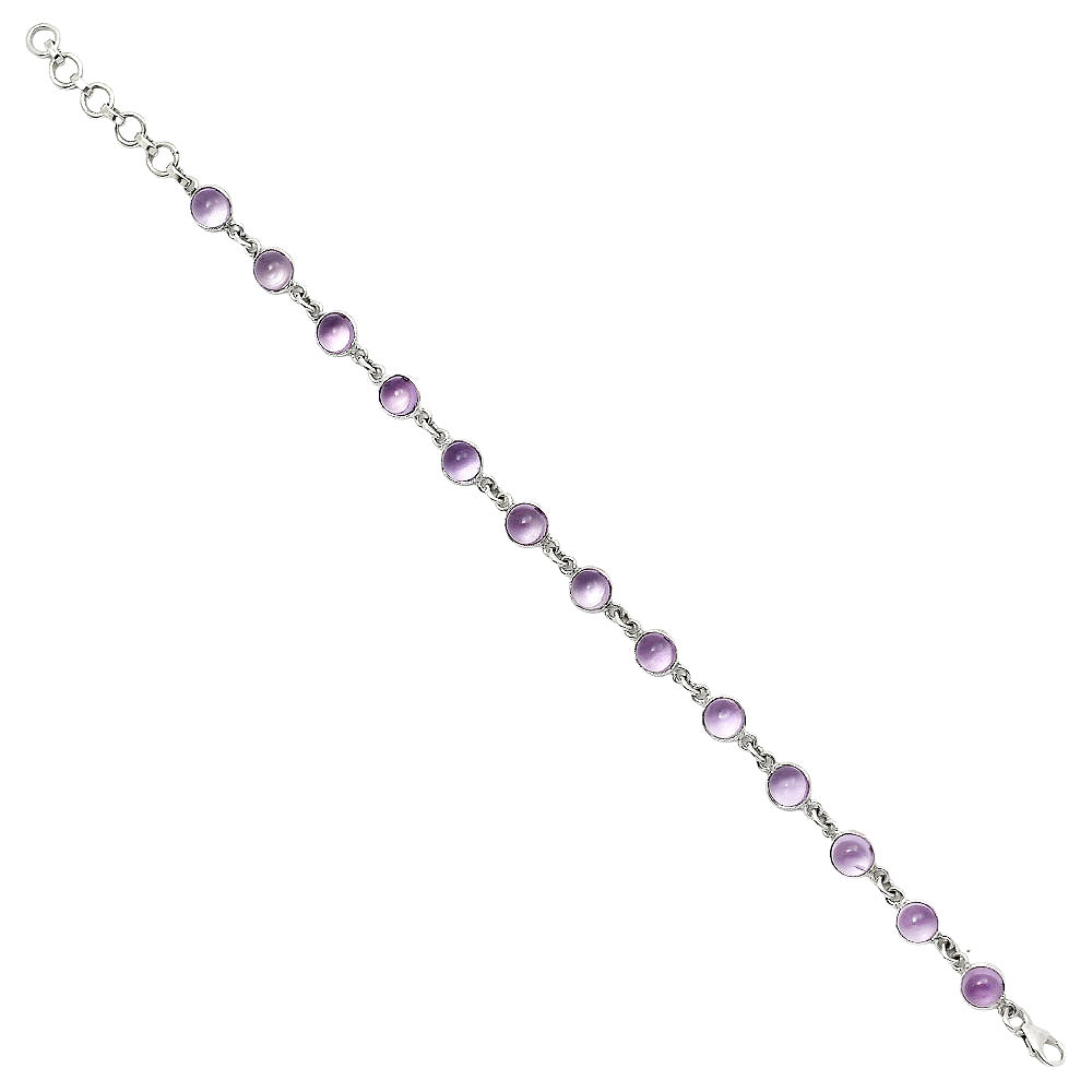 Natural Amethyst Cab - Brazil Bracelet B-1001 SDB5027