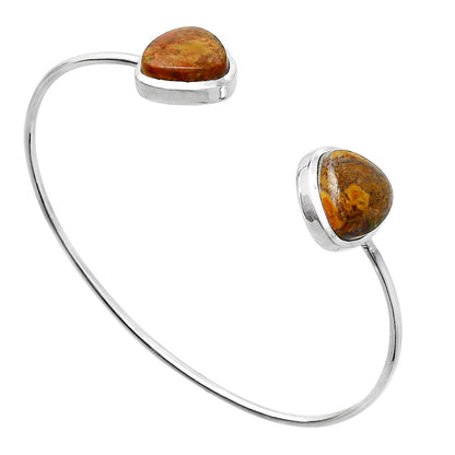 Rare Cady Mountain Agate Cuff Bangle Bracelet B-1004 SDB5082