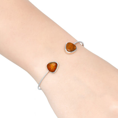 Rare Cady Mountain Agate Cuff Bangle Bracelet B-1004 SDB5082