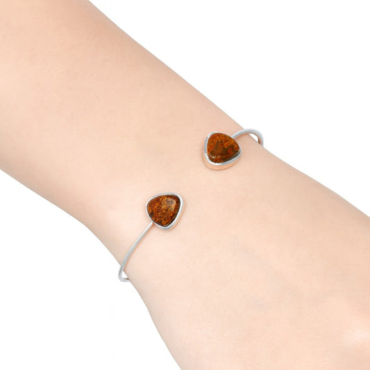 Rare Cady Mountain Agate Cuff Bangle Bracelet B-1004 SDB5083