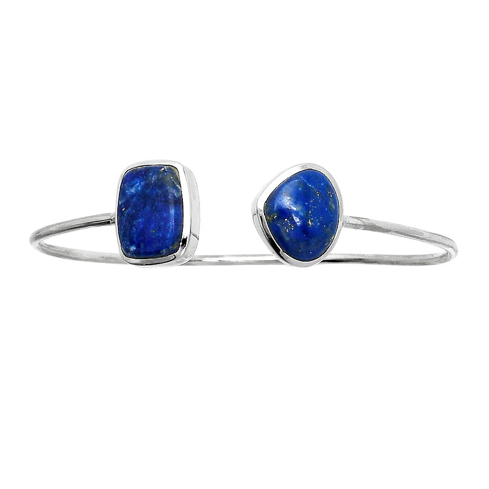 Natural Lapis Lazuli Cuff Bangle Bracelet B-1004 SDB5086