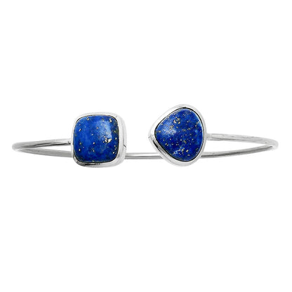Natural Lapis Lazuli Cuff Bangle Bracelet B-1004 SDB5101