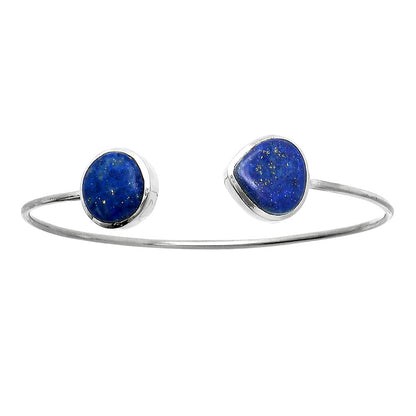 Natural Lapis Lazuli Cuff Bangle Bracelet B-1004 SDB5121