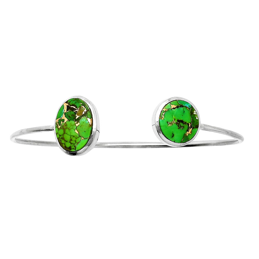 Copper Green Turquoise Cuff Bangle Bracelet B-1004 SDB5155