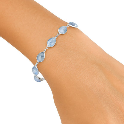 Natural Rainbow Moonstone - India Bracelet B-1001 SDB5225