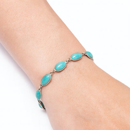 Natural Paraiba Amazonite Bracelet B-1001 SDB5252