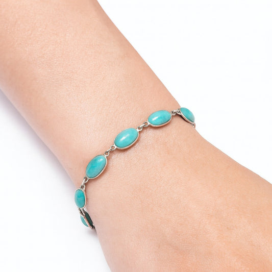 Natural Paraiba Amazonite Bracelet B-1001 SDB5252