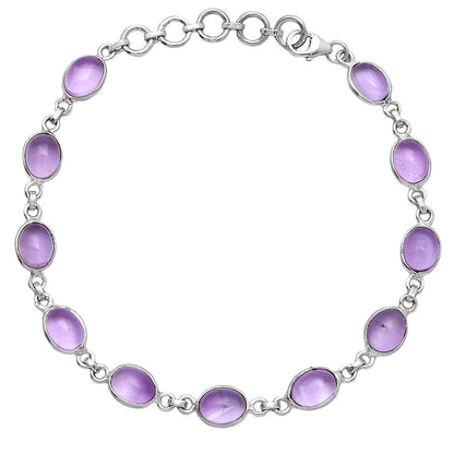 Natural Amethyst Cab - Brazil Bracelet B-1001 SDB5283