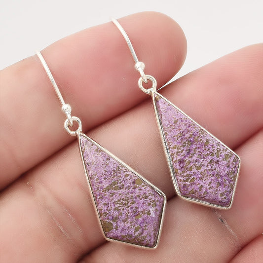 Natural Purpurite - South Africa Earrings E-1001 SDE50337