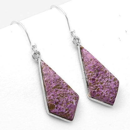 Natural Purpurite - South Africa Earrings E-1001 SDE50337