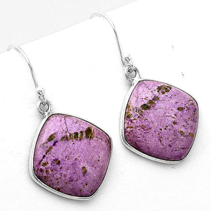 Natural Purpurite - South Africa Earrings E-1001 SDE50342