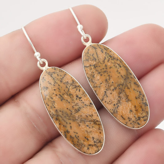 Natural Amethyst Sage Agate - Nevada Earrings E-1001 SDE50343