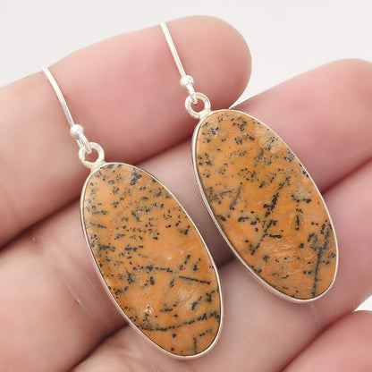 Natural Amethyst Sage Agate - Nevada Earrings E-1001 SDE50357