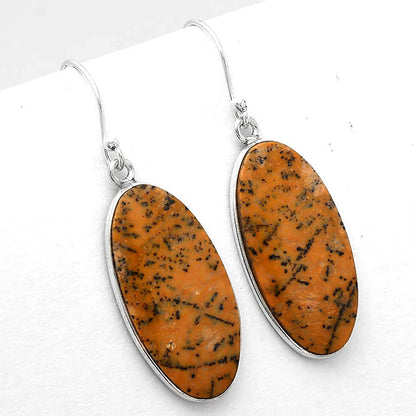 Natural Amethyst Sage Agate - Nevada Earrings E-1001 SDE50357