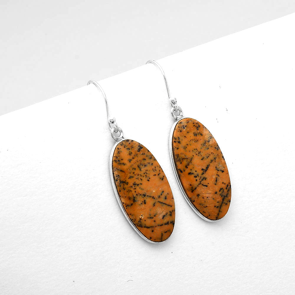 Natural Amethyst Sage Agate - Nevada Earrings E-1001 SDE50357