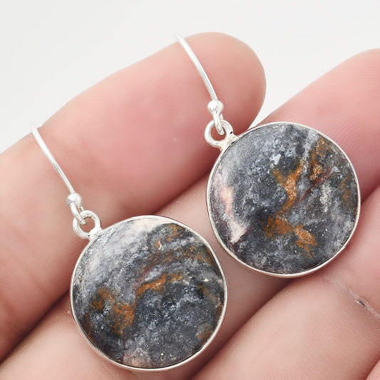 Natural Indian Blanket Jasper Earrings E-1001 SDE50376