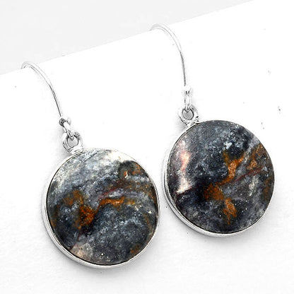 Natural Indian Blanket Jasper Earrings E-1001 SDE50376