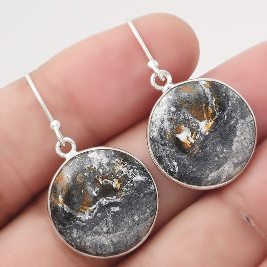 Natural Indian Blanket Jasper Earrings E-1001 SDE50432