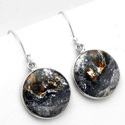 Natural Indian Blanket Jasper Earrings E-1001 SDE50432