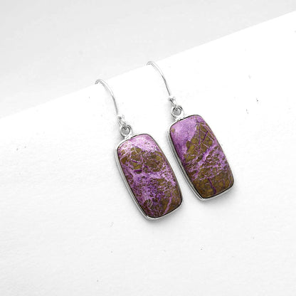 Natural Purpurite - South Africa Earrings E-1001 SDE50433