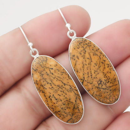 Natural Amethyst Sage Agate - Nevada Earrings E-1001 SDE50453