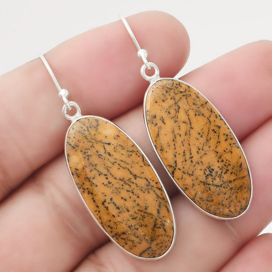 Natural Amethyst Sage Agate - Nevada Earrings E-1001 SDE50453