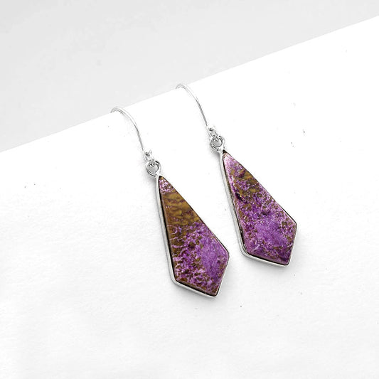 Natural Purpurite - South Africa Earrings E-1001 SDE50454