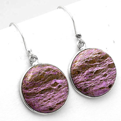 Natural Purpurite - South Africa Earrings E-1001 SDE50469