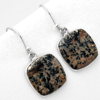 Natural Russian Honey Dendrite Opal Earrings E-1001 SDE50519