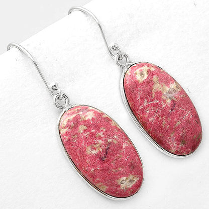 Natural Pink Thulite - Norway Earrings E-1001 SDE50538