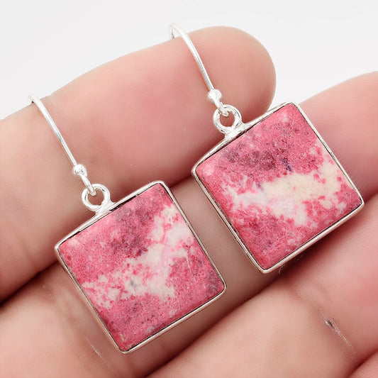 Natural Pink Thulite - Norway Earrings E-1001 SDE50551