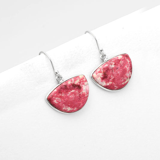 Natural Pink Thulite - Norway Earrings E-1001 SDE50558