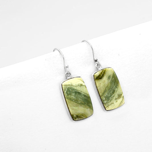 Natural Serpentine Earrings E-1001 SDE50576