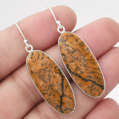 Natural Amethyst Sage Agate - Nevada Earrings E-1001 SDE50592