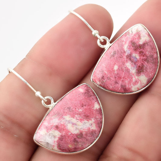 Natural Pink Thulite - Norway Earrings E-1001 SDE50644