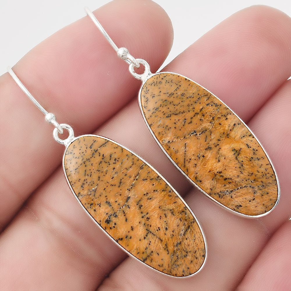 Natural Amethyst Sage Agate - Nevada Earrings E-1001 SDE50656