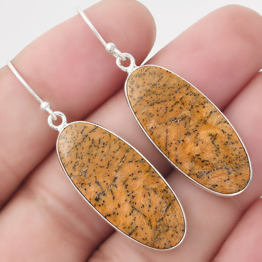 Natural Amethyst Sage Agate - Nevada Earrings E-1001 SDE50656