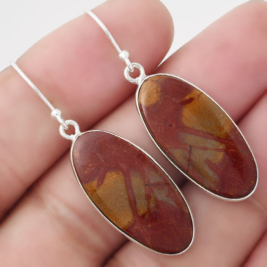 Natural Noreena Jasper Earrings E-1001 SDE50657