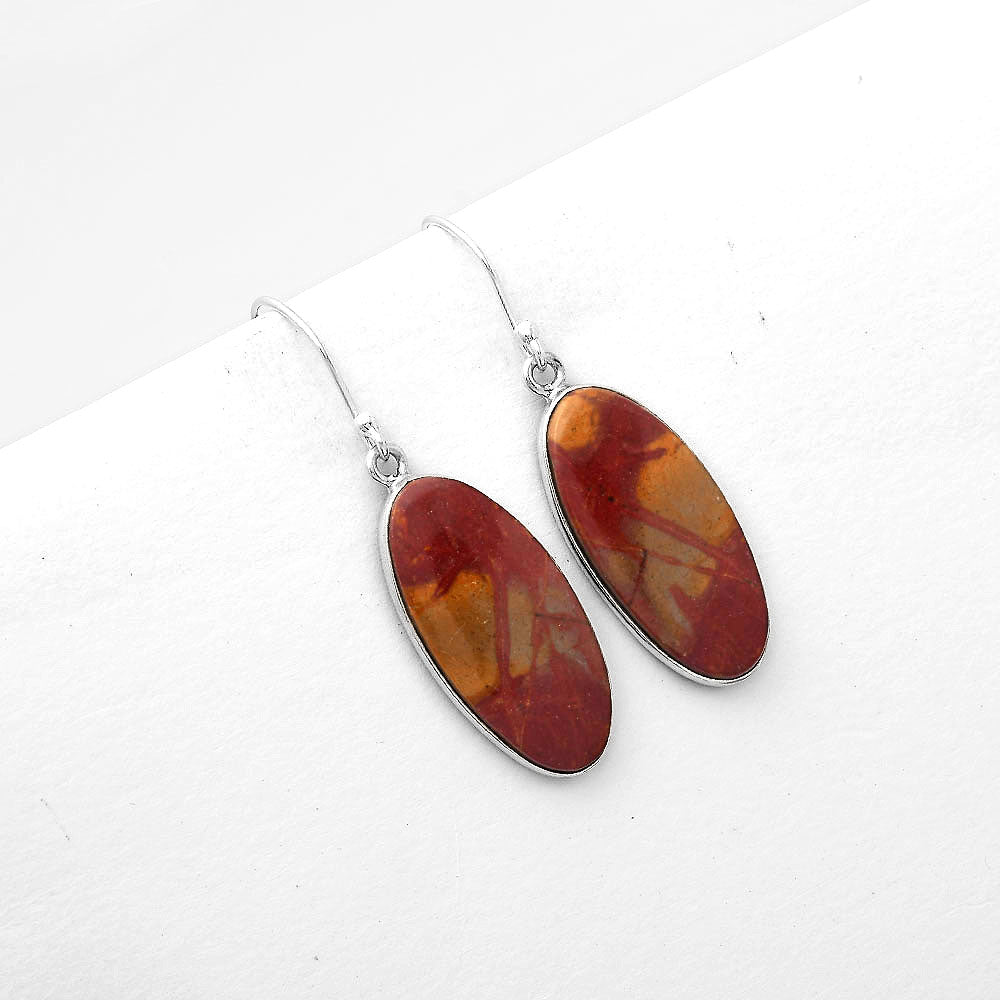 Natural Noreena Jasper Earrings E-1001 SDE50657