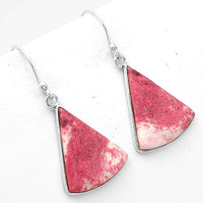 Natural Pink Thulite - Norway Earrings E-1001 SDE50673