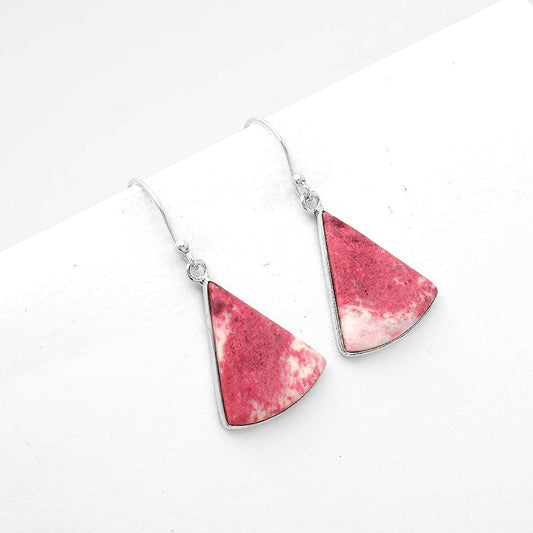 Natural Pink Thulite - Norway Earrings E-1001 SDE50673