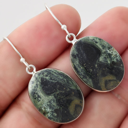 Natural Star Galaxy Jasper Earrings E-1001 SDE50852