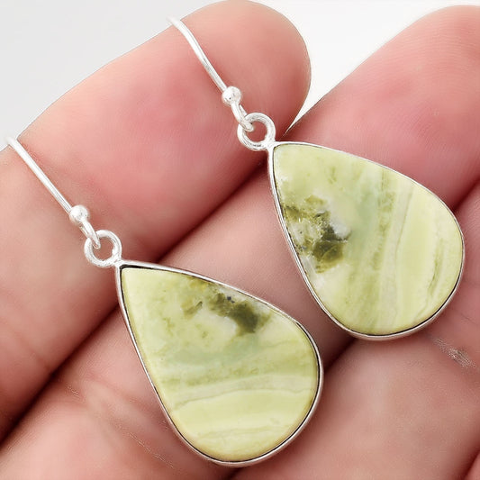 Natural Serpentine Earrings E-1001 SDE50853