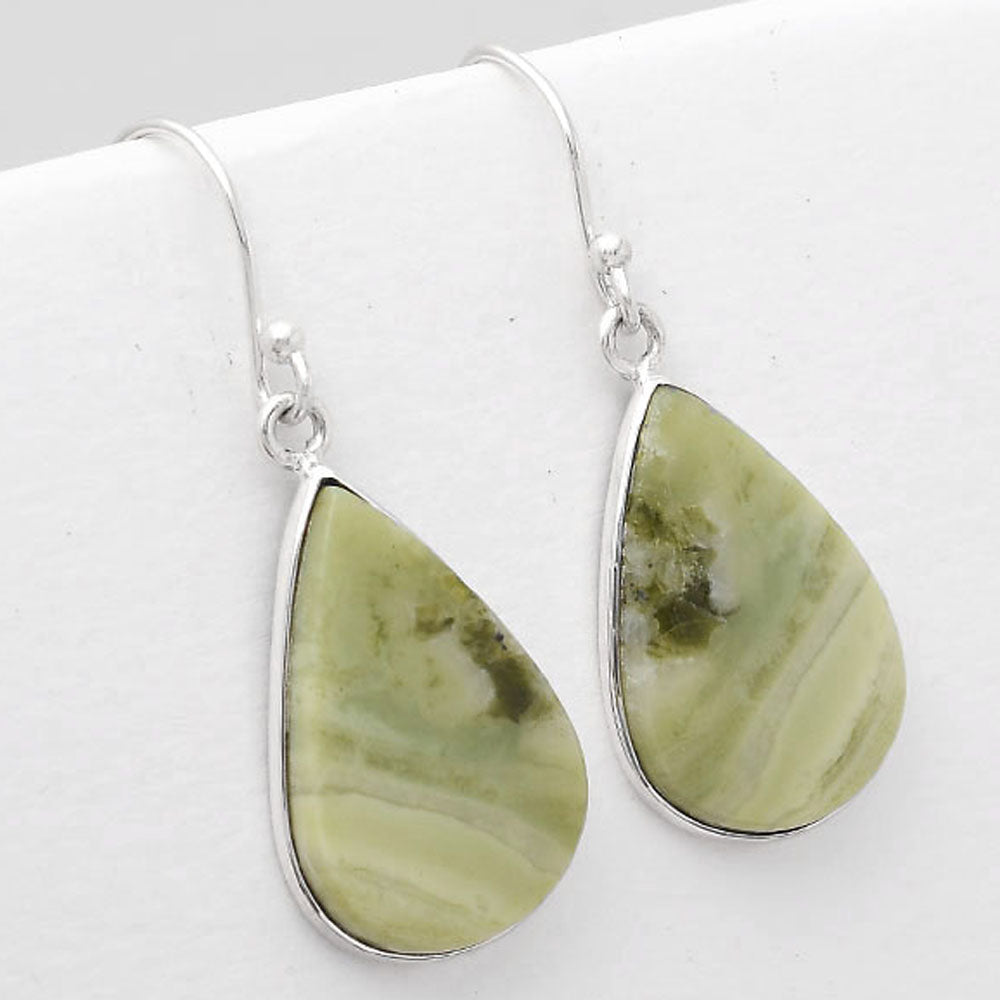 Natural Serpentine Earrings E-1001 SDE50853