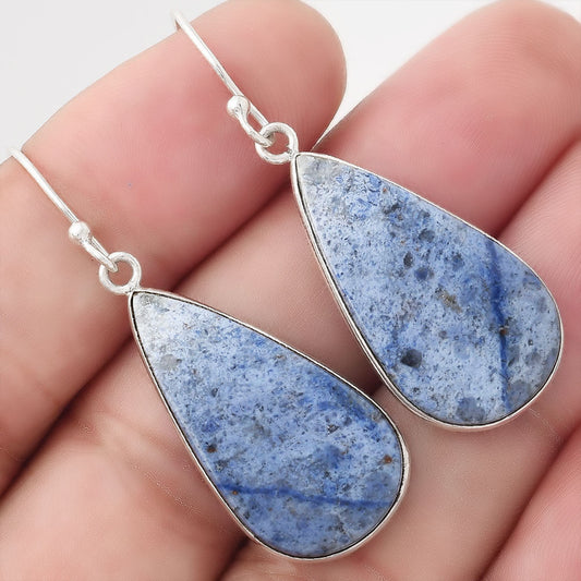 Natural Dumortierite Quartz Earrings E-1001 SDE50872