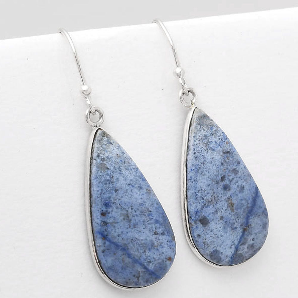 Natural Dumortierite Quartz Earrings E-1001 SDE50872