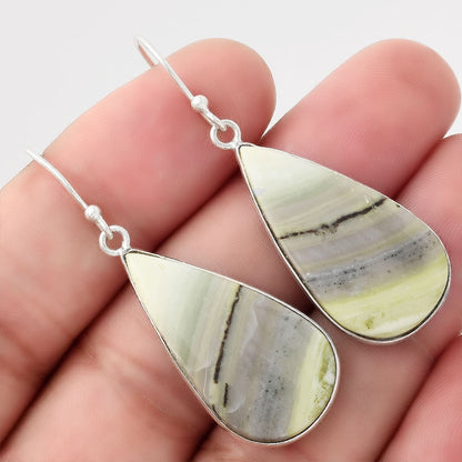 Natural Serpentine Earrings E-1001 SDE50876