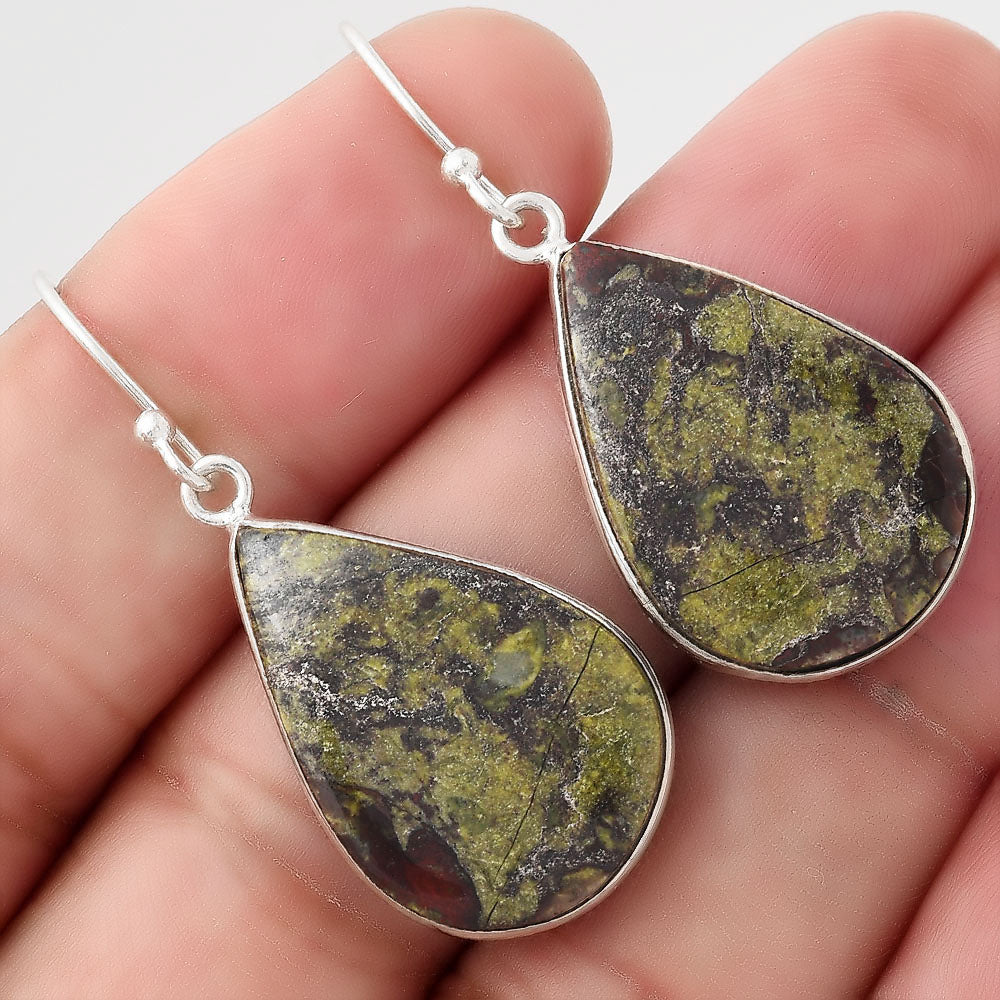 Dragon Blood Stone - South Africa Earrings E-1001 SDE50882